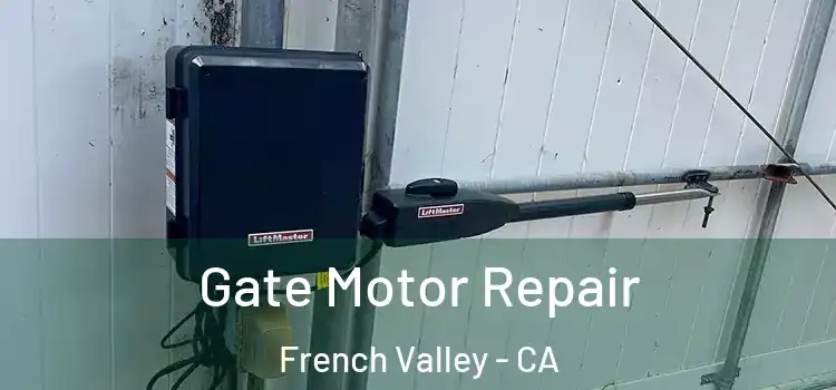 Gate Motor Repair French Valley - CA